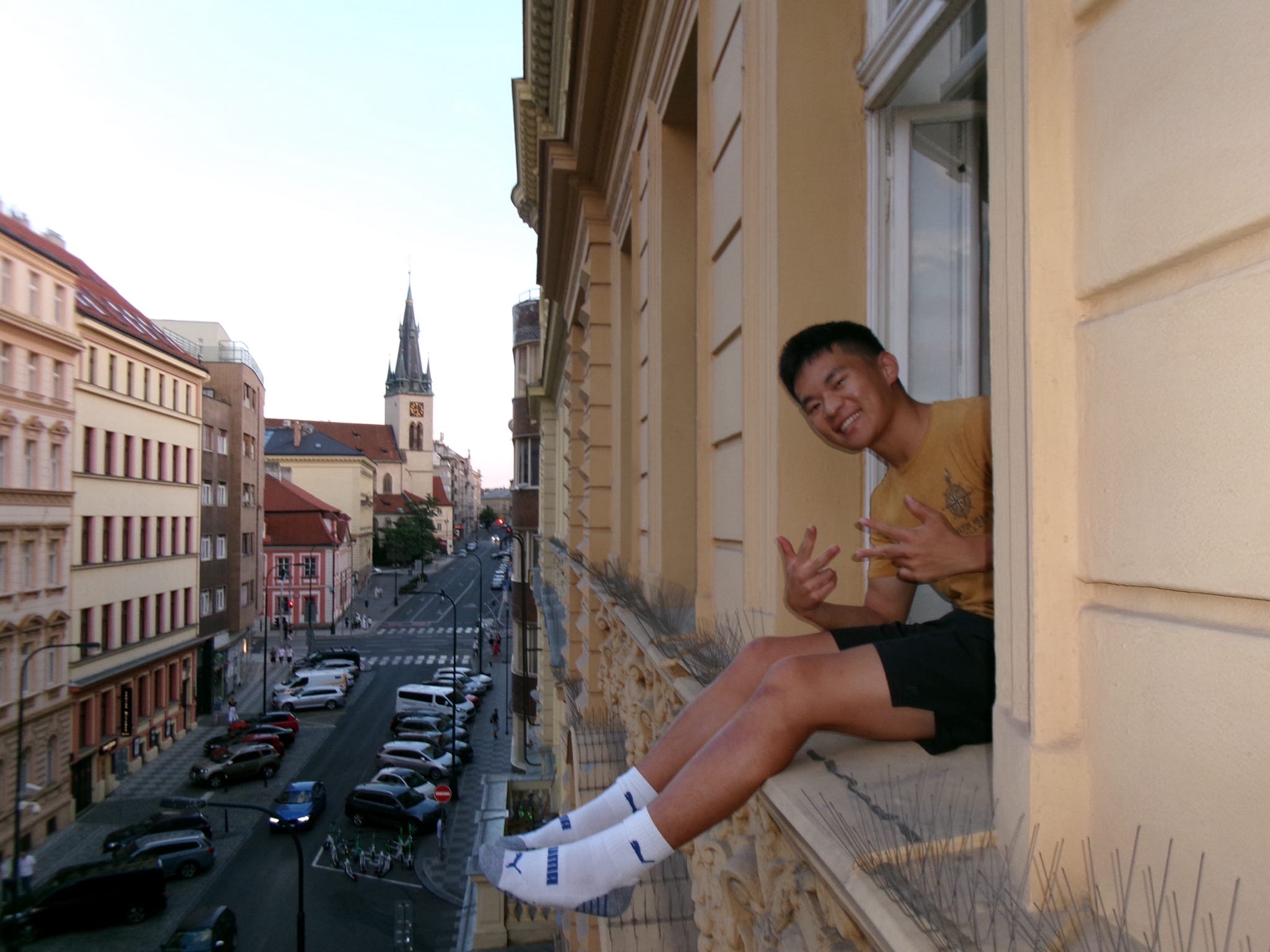 Ethan Lu in Prague
